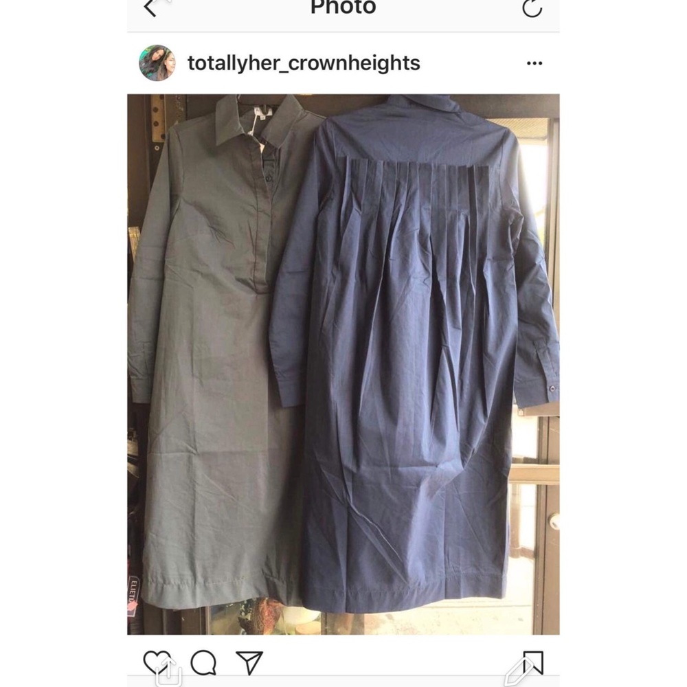 Grey midi dress